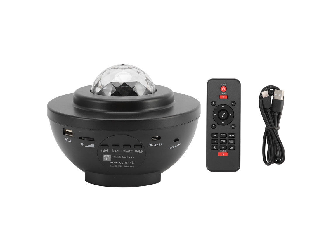 Projetor de Estrelas Controle Remoto Alto falante Bluetooth