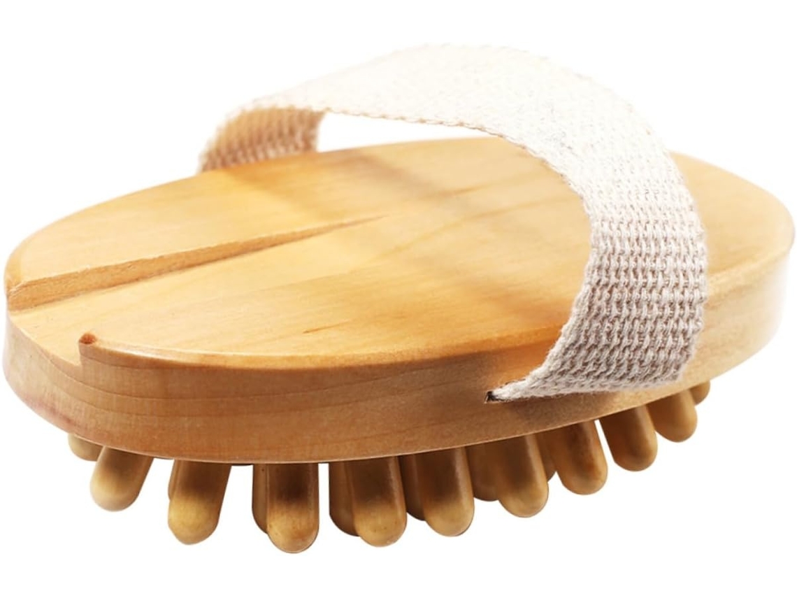 Lurelia Acessório De Duche Com Escova De Massagem Corporal, Cabo Longo, Massagem Suave E Cabeças Intercambiáveis