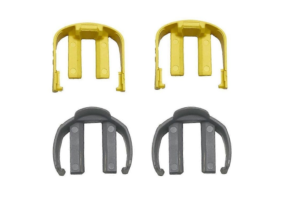 Clip C Para Karcher K2 K3 K7, 4 Unidades, Amarelo E Cinza, Material Plástico, 5.037-333.0 K5037333