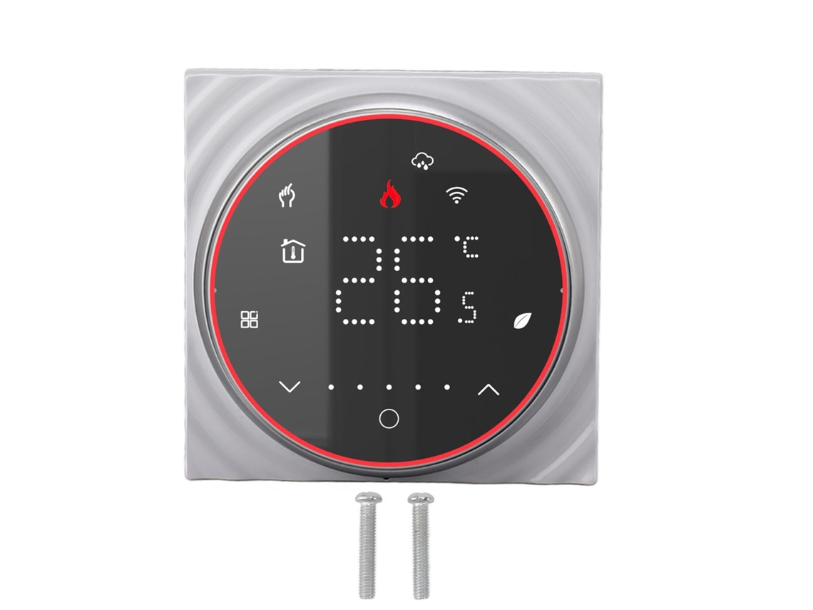 Termostato inteligente Primerox wifi programável controle app voz aquecimento água ac95 240v preto