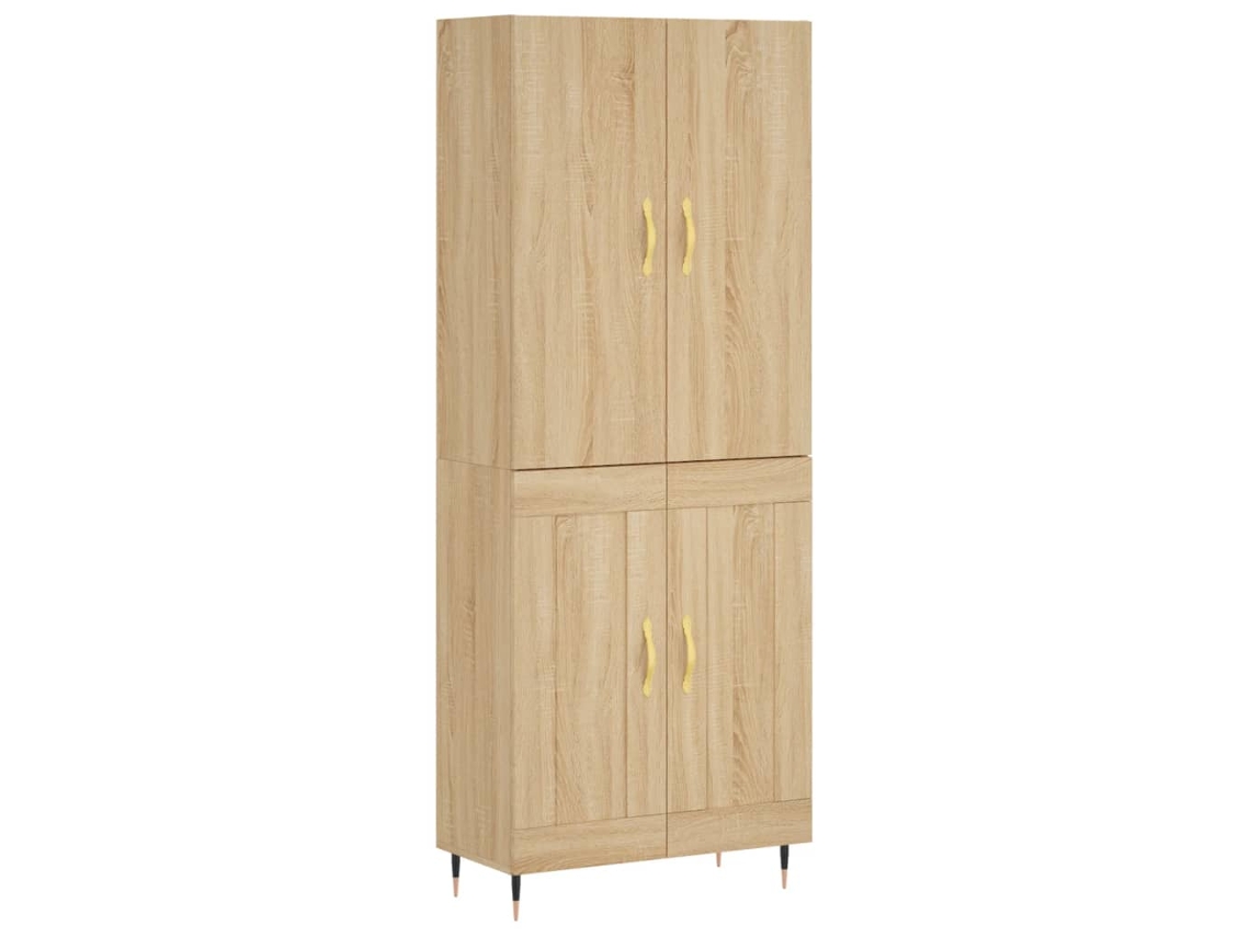 Highboard, Highboards Vidaxl Marrom Madeira Processada (n/a)