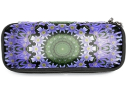 Conjunto de lápis com estampa de flor mandala, Roxo