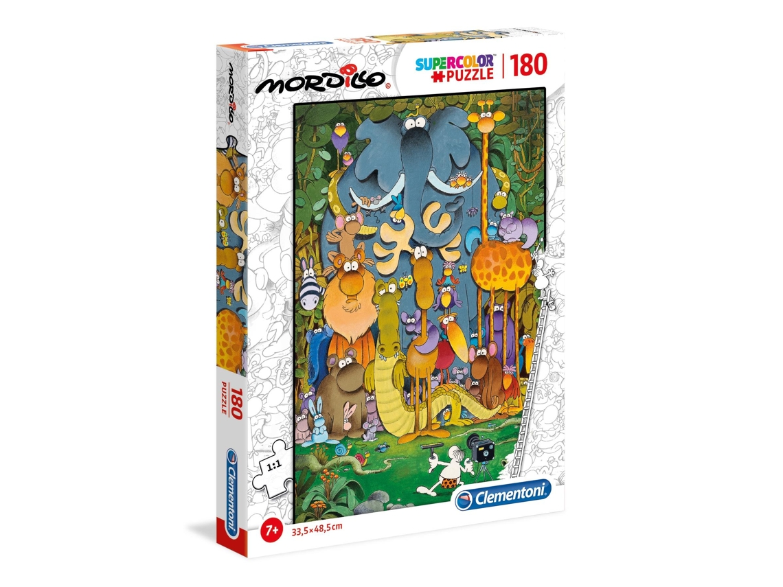 Puzzle Super 180 Peças Mordillo The Picture Clementoni