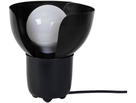 Candeeiro de Mesa  Lotus (Preto, Branco - E27 - Máx. 40W - Metal)