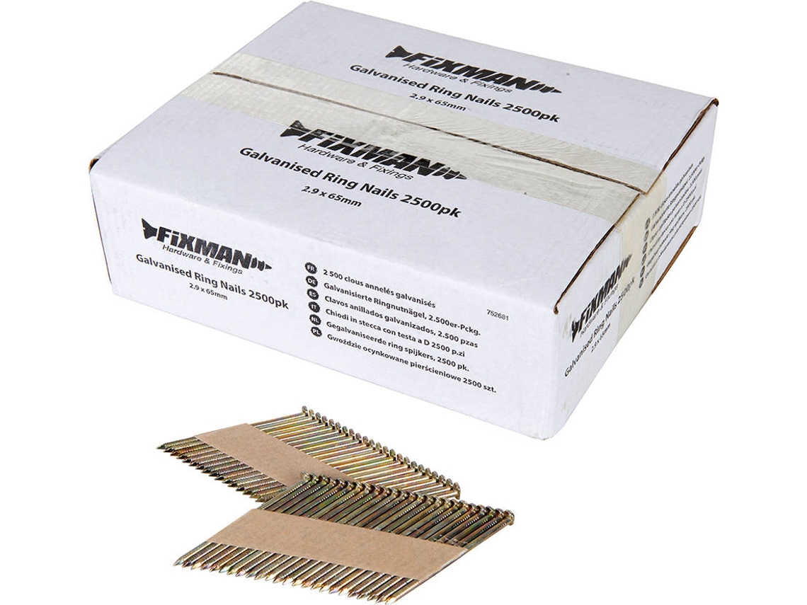 Conjunto de Pregos FIXMAN 752681 - 2500 peças