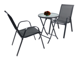 Conjunto De 3 Peças Para Varanda Conjunto De Mobiliário De Jardim Sonlas Vcm