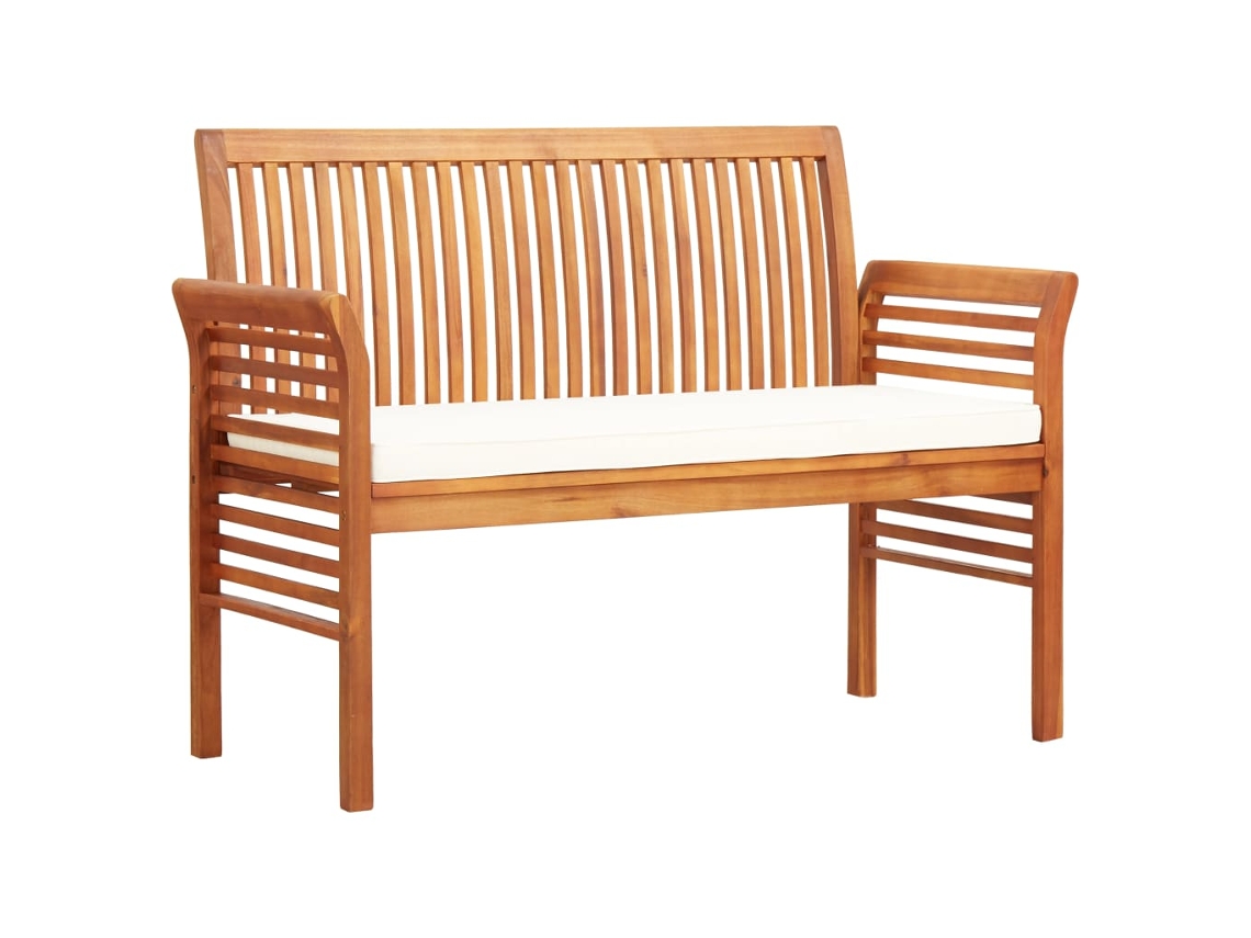 Banco de jardim VIDAXL Marrom Madeira (54x66.5x70 cm)