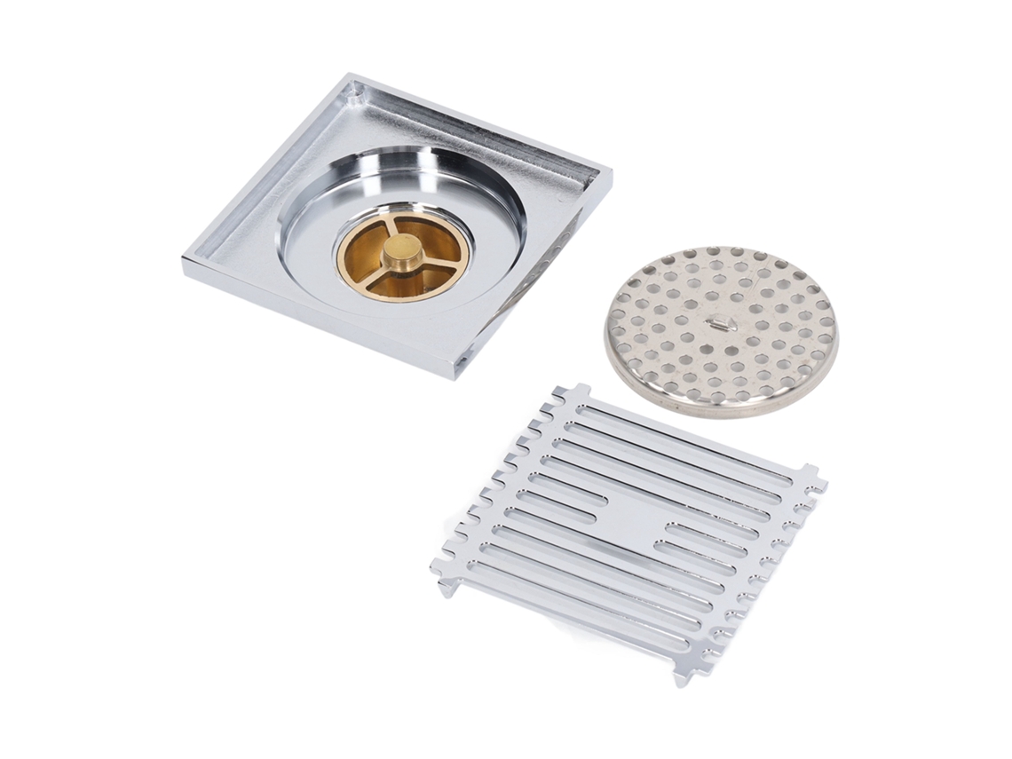 Dreno de Piso inoxidável 304 anti odor anti inseto com filtro de cabelo eletrodepositado