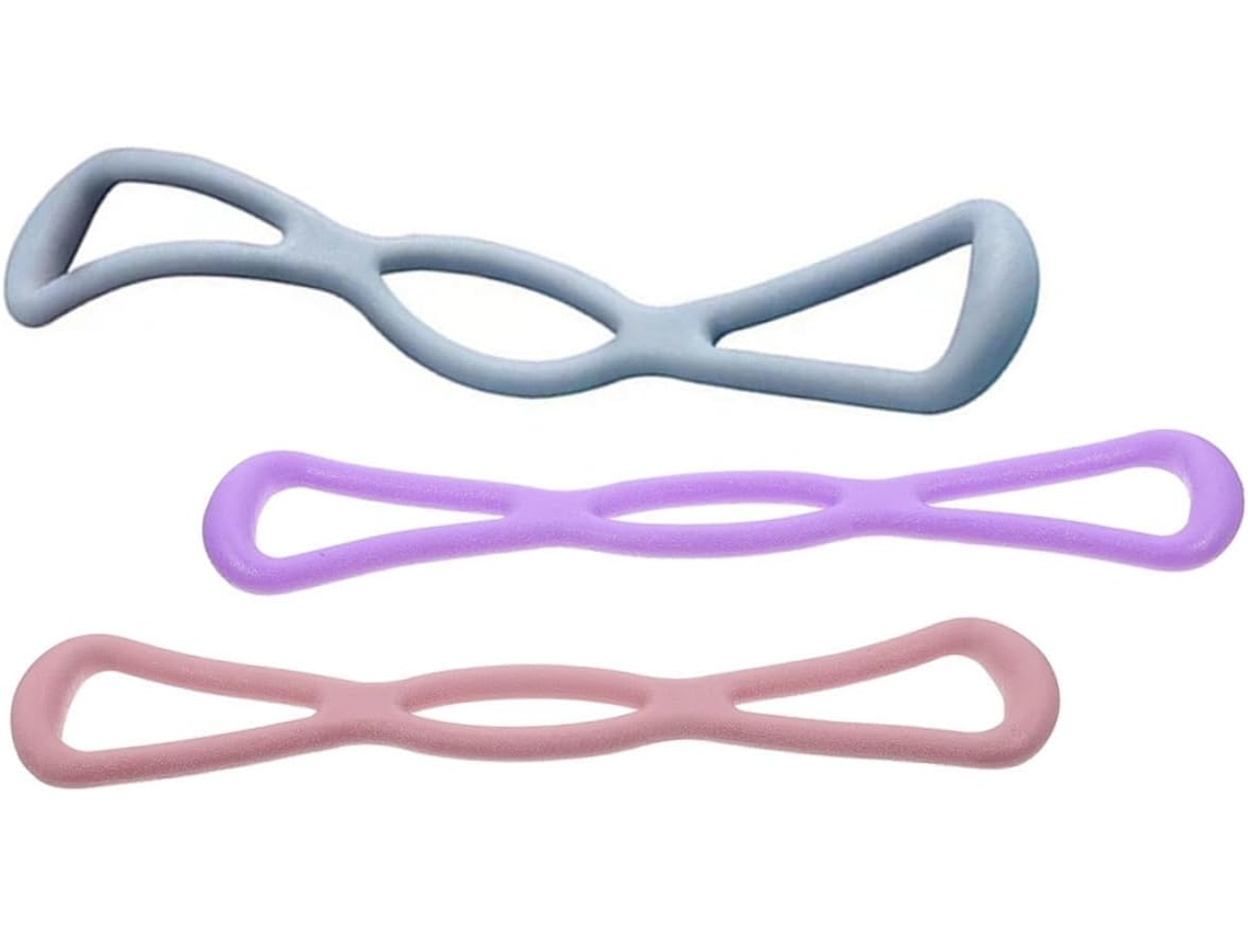 Conjunto De 3 Faixas Resistência Para Treino Completo Do Corpo, Feitas Com Material Tpr Elástico E Resistente