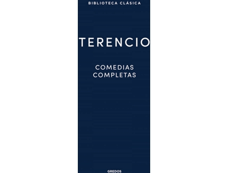 Livro 34. Comedias Completas de Terencio (Espanhol)