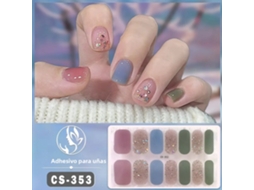 Adesivos De Gel Para Unhas Semi-curados, Incluindo 14 Peças Autoadesivas.