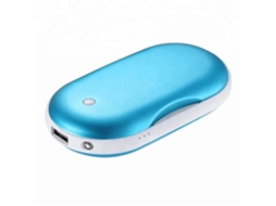 5200Mah Portátil Power Bank USB Bolso Aquecedor Elétrico de Mão Recarregável Azul S/MARCA