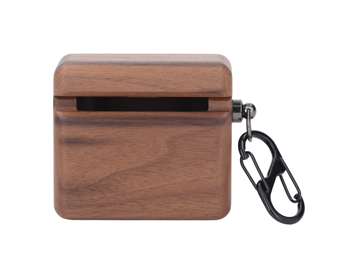 Capa de Madeira Mali para Fones Bluetooth Pi7s2 2ª Geração com Forro Microfibra Proteção Antiqueda