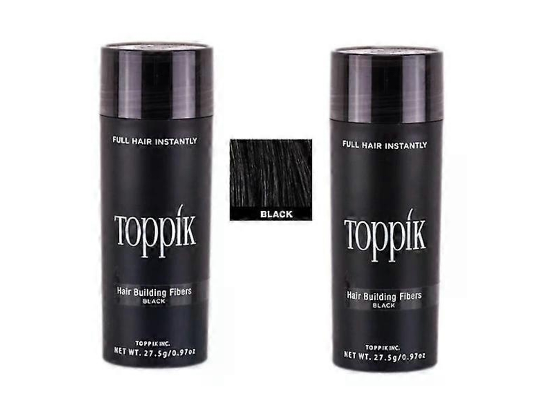 2x Toppik Large - 27.5g - Black - Black--