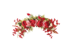 Guirlanda de Primavera com Flores e Peónias LAXISCREED