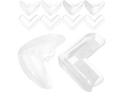 20-protetores De Canto Transparentes Para Móveis, Protetores De Silicone Para Segurança Infantil, Proteção Anticolisão
