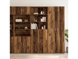 Vidaxl Buffê Madeira Antiga 70 X 42,5 X 185 Cm Derivados De Madeira