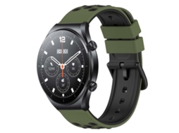 Pulseira De Silicone Poroso Bicolor De 22 Mm Para Xiaomi Mi Watch S1 Pro