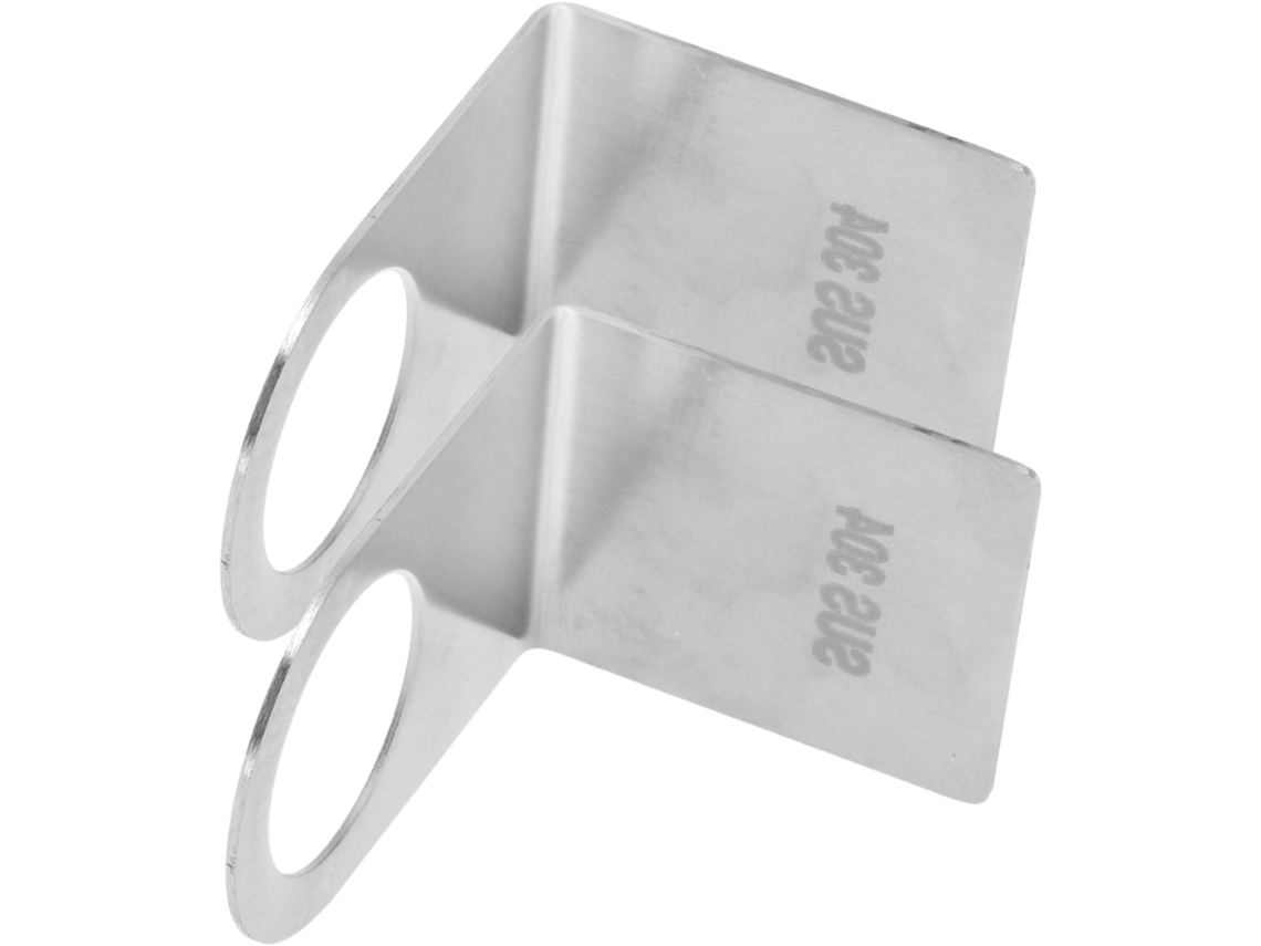 Suporte de parede para frascos GOKOCO, inox, resistente, pacote com 2 unidades