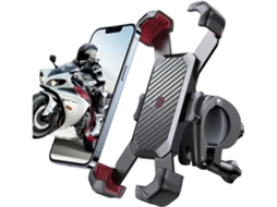 Suporte Para Bicicletas, Compatível Com Celulares De 4, 7a 7 Polegadas, Visão De 360°, Resistente A Impactos Jr Zs288