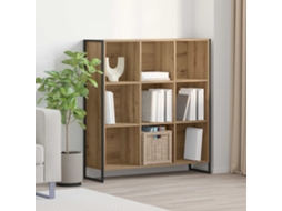 Vidaxl Gabinete De Livros 99,5 X 30 X 108,5 Cm Derivados De Madeira