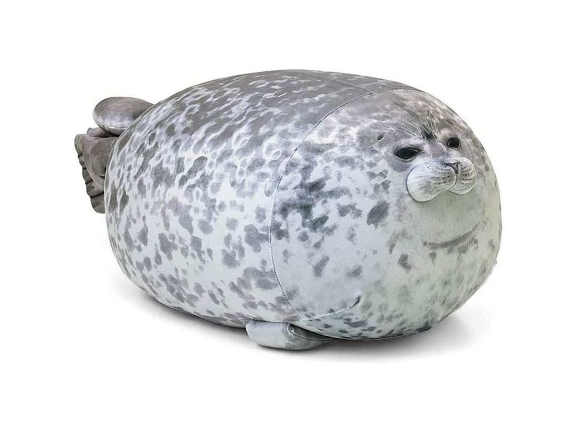 2026 almohada de Foca Regordeta, Adorable Peluche, Suave Regalo de Navidad, 30 Cm