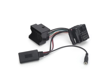 Dilwe cabo aux bluetooth 12 pinos adaptador de áudio aux bluetooth 5.0 com microfone cabo de 59,1 polegadas adequado para opel cd30 cdc40 cd70 DILWE