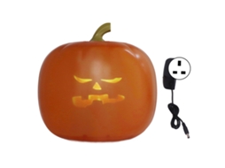 Lanterna de abóbora de halloween com led e projeção sonora uso interno e externo LAXISCREED