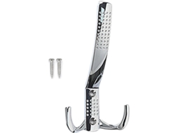 Cabide De Parede Em Liga Zinco Para Casacos, Resistente, Com Duas Pontas Para Lenços, Bolsas, Toalhas E Chapéus Ideal