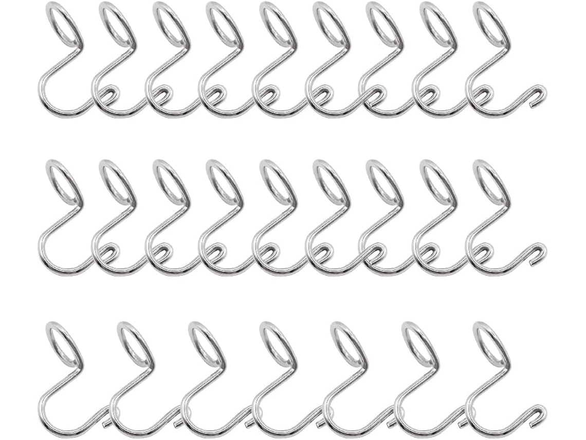 Cabide Com Ganchos De Conexão, Conectores De Cabide Em Aço Inoxidável Que Economizam Espaço, Ganchos De Conexão Em Cascata Para Guarda, Roupas