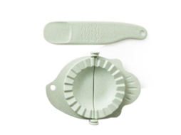 Conjunto de prensa para bolinhos de massa com colher multifuncional plástico PP hanging verde S/MARCA