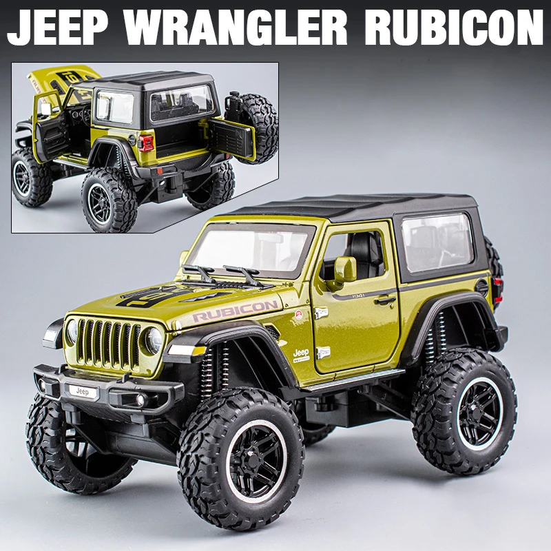 (verde) Miniatura De Carro Em Escala 1:20, Altamente Realista E Requintada, Feita De Liga Metálica Para Uso Off-road, Item De Colecionador.