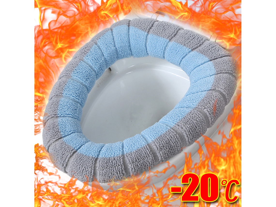 Capa Universal Para Assento Sanitário Quente De Inverno, Macia, De Veludo, Em Formato De O, Com Almofadas E Alça, Acessórios Para Aquaforge