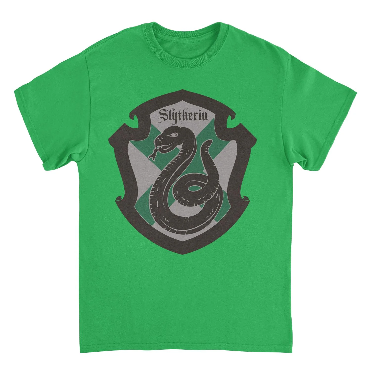 Unisex Adult T-shirt Rockinstone Harry Potter Minimalist Slytherin Emblem Irish Greensizexxxl
