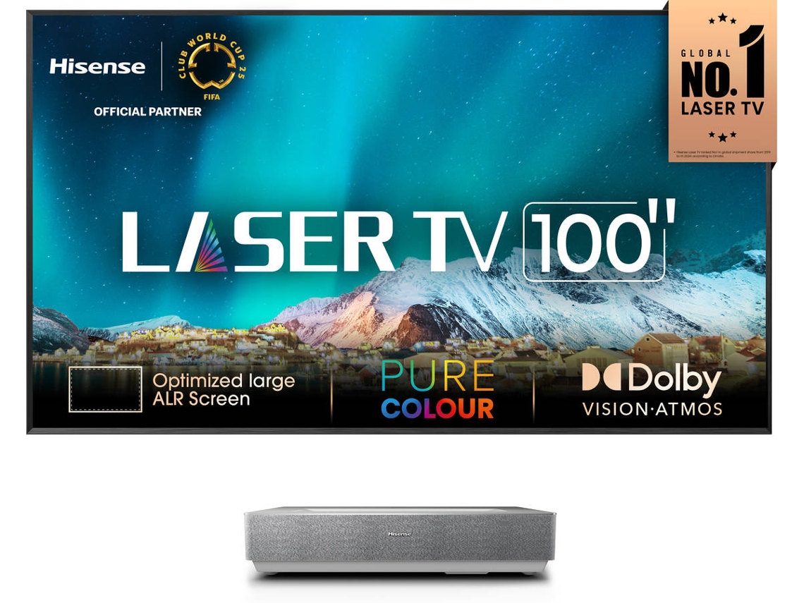 Laser TV HISENSE 100L5HD (100" - 2700 Lumens - 4K Ultra HD)