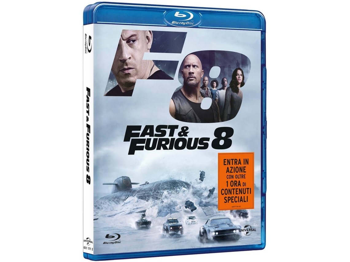 Blu-Ray Fast & Furious 8, Inglês, Italiano