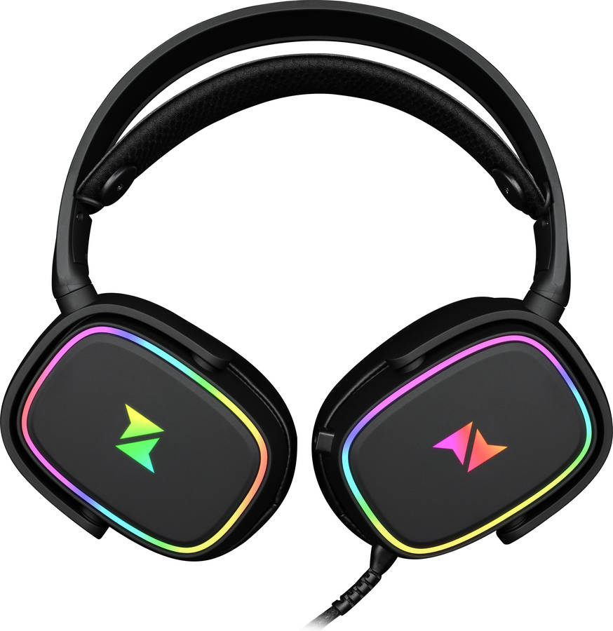 Auscultadores Gaming com Fio N'PLAY Contact 4.7 RGB (On Ear - Multiplataforma - Preto)