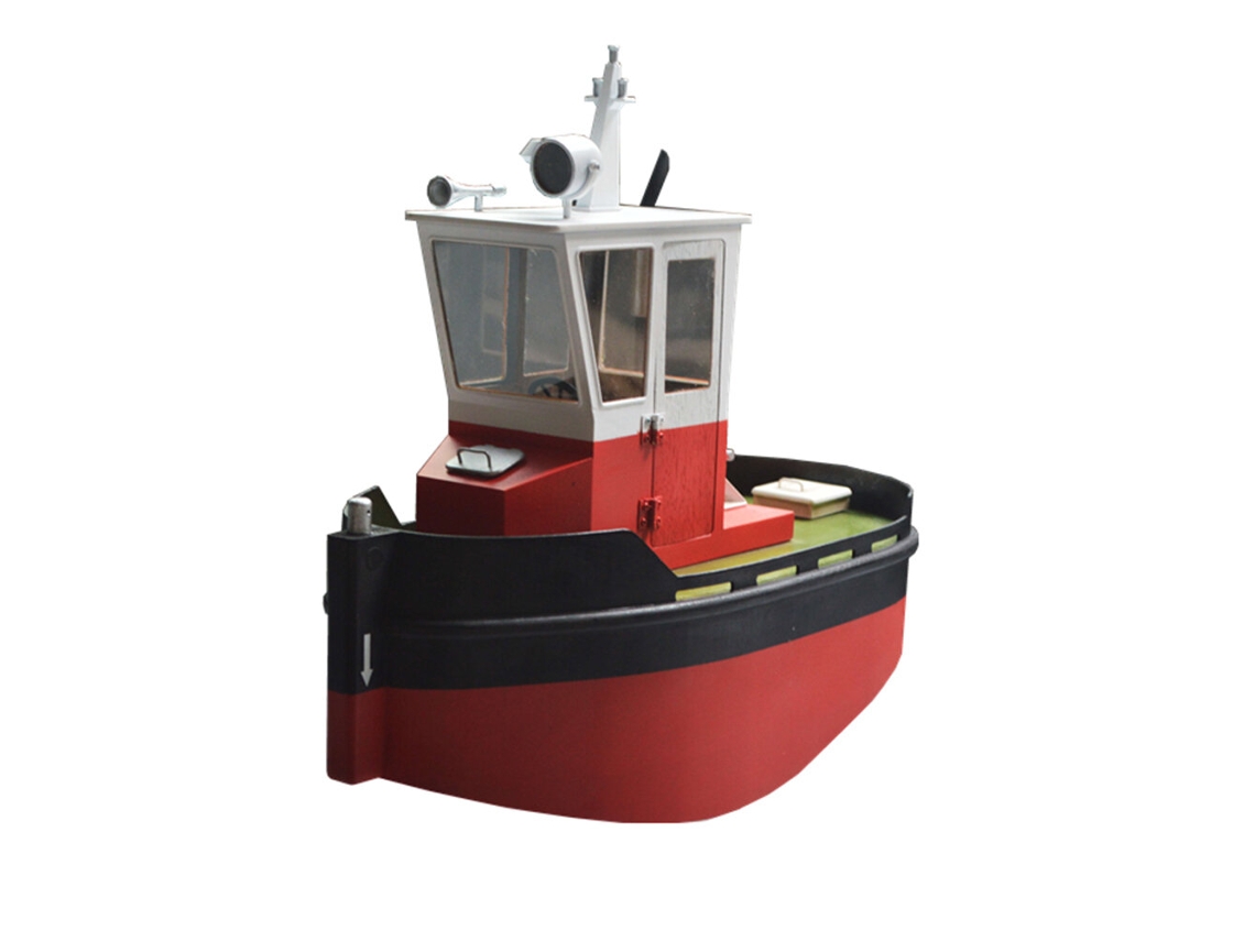 Brancotony Ray Aero Model 1/18 Mini Little Otter Tug Boat Rc Ship Kit Diy Desmontado com Motor Esc Servo Micro Brinquedos MDUG