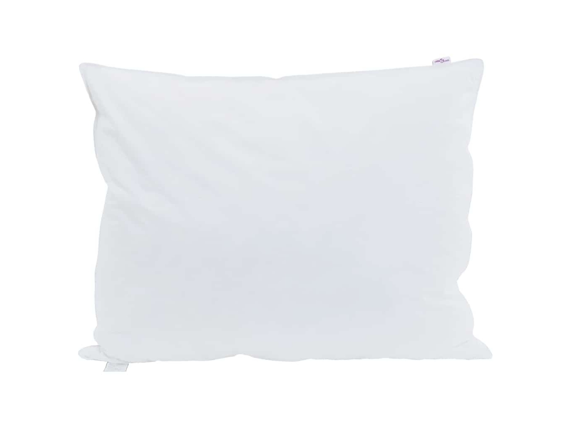 Conjunto 2 Travesseiro De Cama Vidaxl Branco Algodão (60 X 80 Cm)
