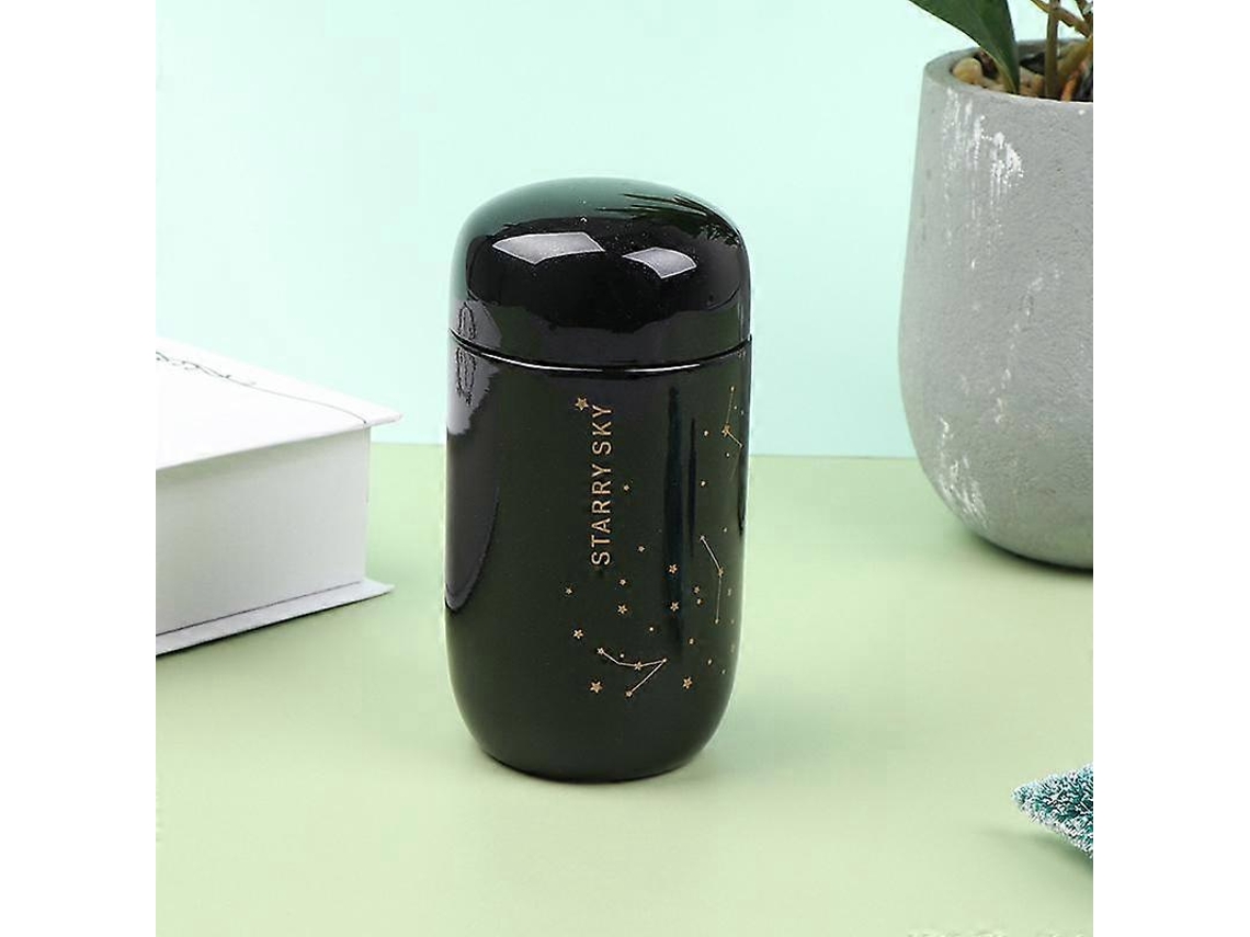 Mini Garrafa Térmica De Bolso De 230ml, Em Aço Inoxidável, Ideal Para Viagens.