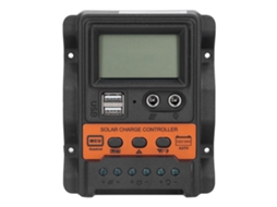 Controlador De Carga Solar Lcd 12v-24v 20a Usb
