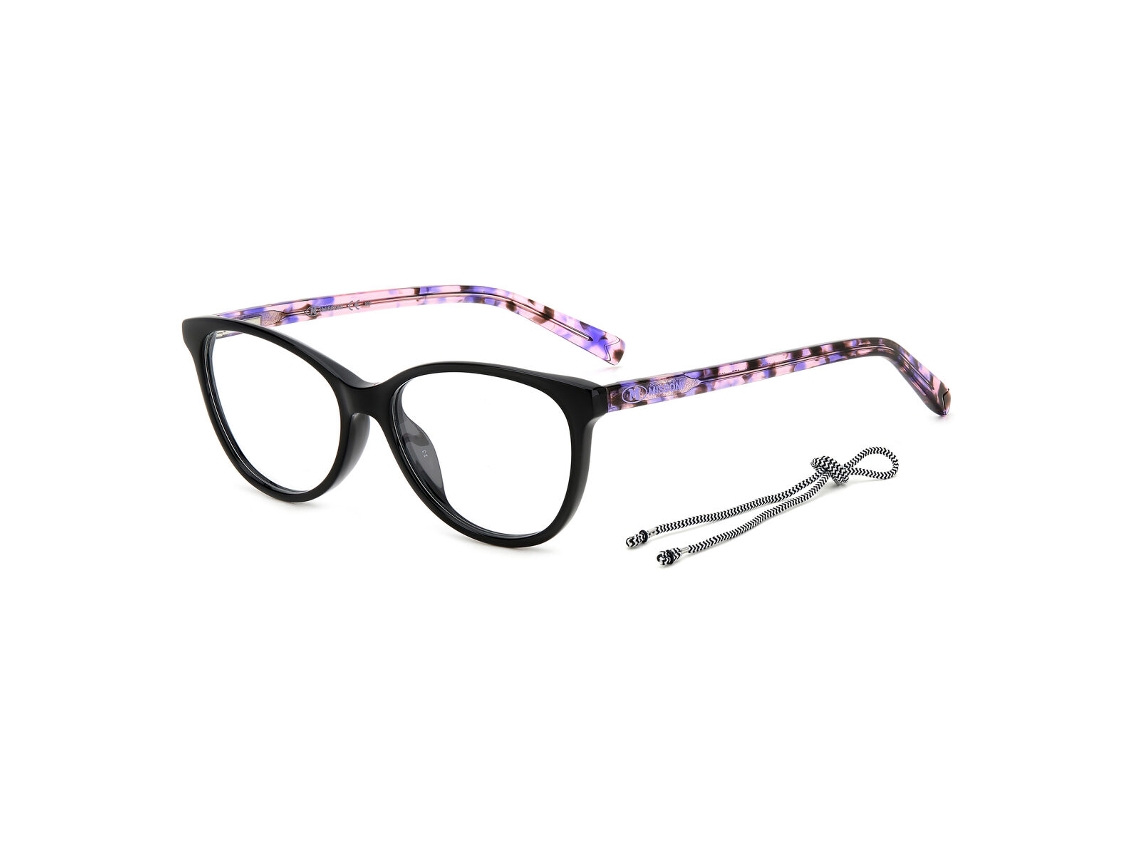 Armação de óculos Missoni Mmi-0043-tn-2tbf016 (preta - Acetato - 135 mm - Ø 50 mm)