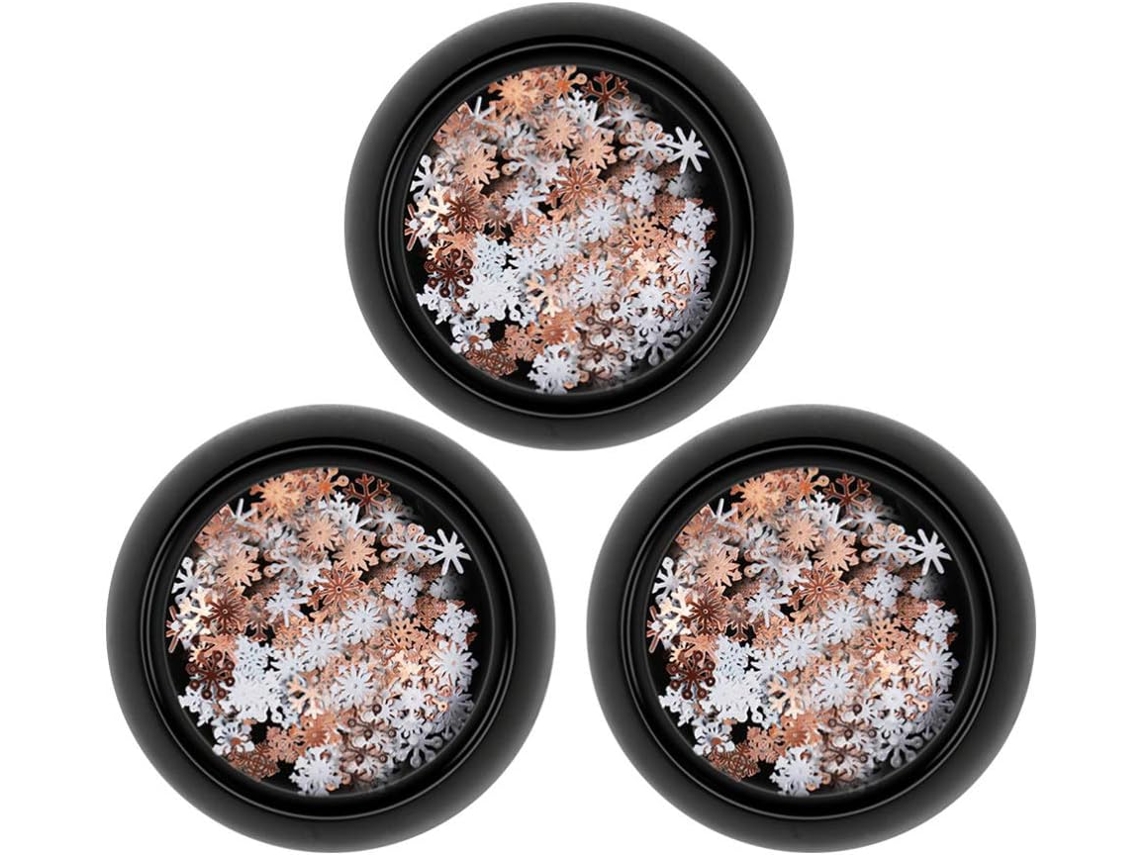 Caixas de Glitter para Unhas 3D AQUAFORGE