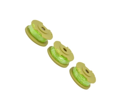 Carretel de aparador Fdit 3 peças de carretel de linha de aparador de substituição para peças de aparador Ryobi 0,08 pol. 18V 24V 40V FDIT