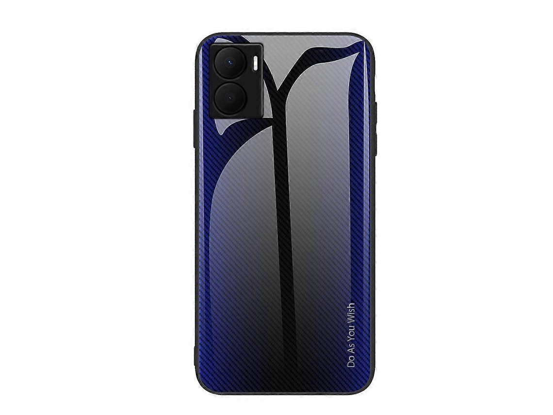 Capa Para Celular For Honor Play 40 Plus Com Textura Gradiente E Revestimento Em Tpu E Vidro.