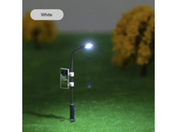 Mali 20pcs Lâmpadas de Rua Modelo Led Branco 1:150 Escala 90mm para Cenário Ferroviário Jardim