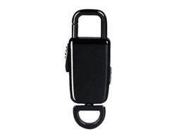 Mini Chaveiro Gravador De Voz Microfone Unidade Flash Usb 4 Gb Yizhood (preto)