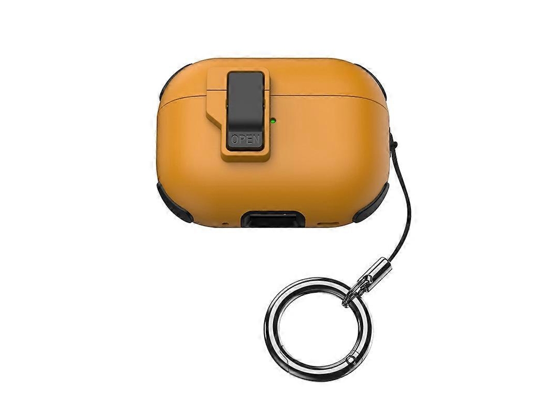 Capa protetora para fones de ouvido Bluetooth com trava mecânica para AirPods Pro 2 GIECY