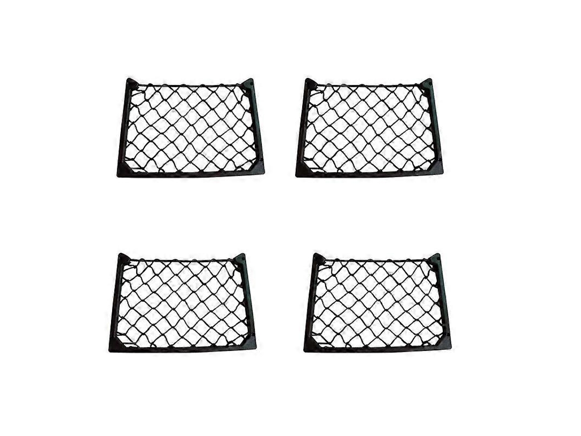 4pcs Elastic Net Storage Holder Rack Para Carro, Caravana, Barco E Camping