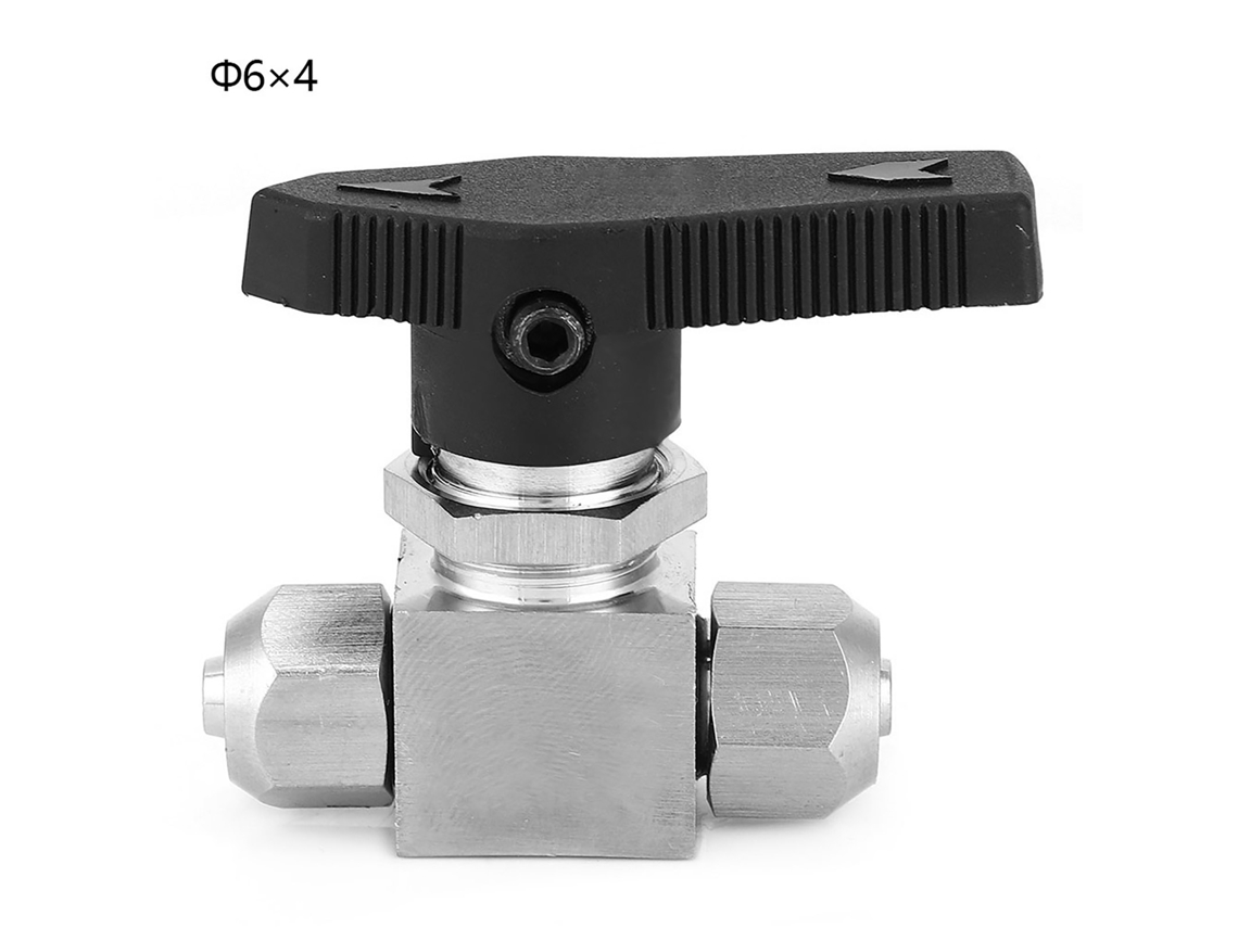 Válvula De Esfera Straight-through Laxiscreed Em Aço Inox 304, Com Sistema De Torção Rápida